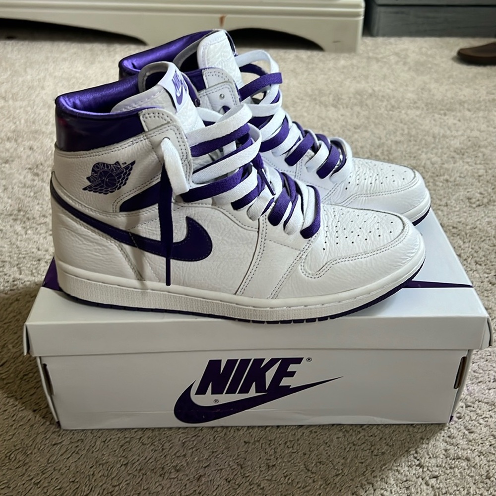 Women’s Jordan 1s Court Purple